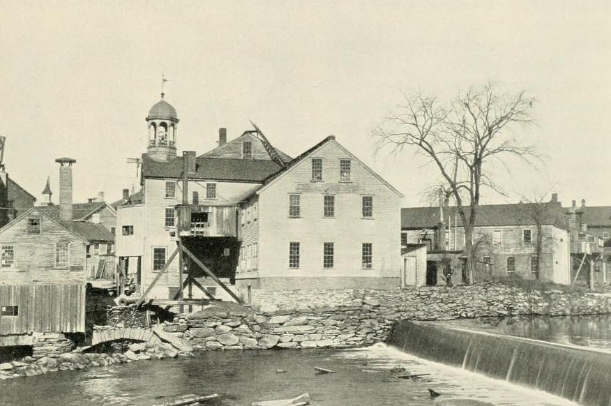 Slater Mill, Pawtucket, Rhode Island — historic photograph